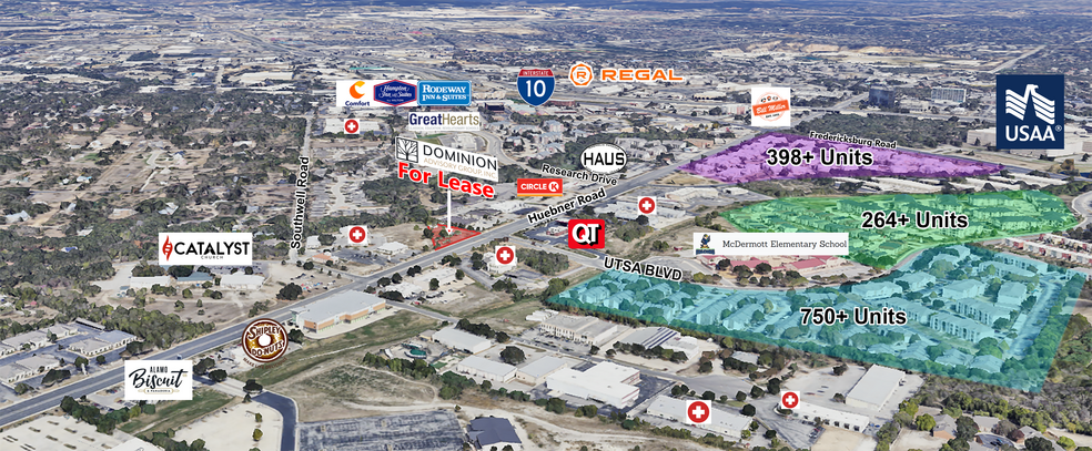 More Photos Of 9989 Huebner Rd, San Antonio Freestanding For Lease