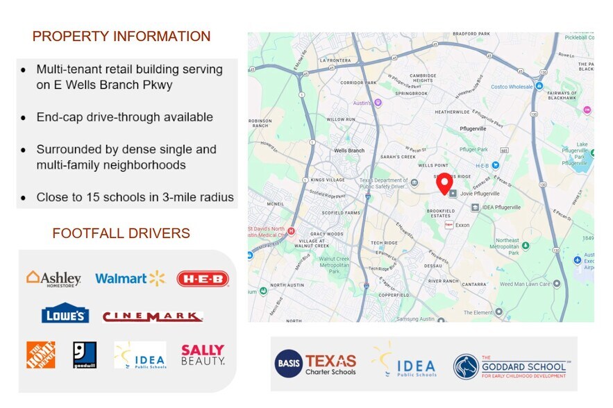 More Photos Of 1305 E Wells Branch Pky, Pflugerville Storefront For Lease