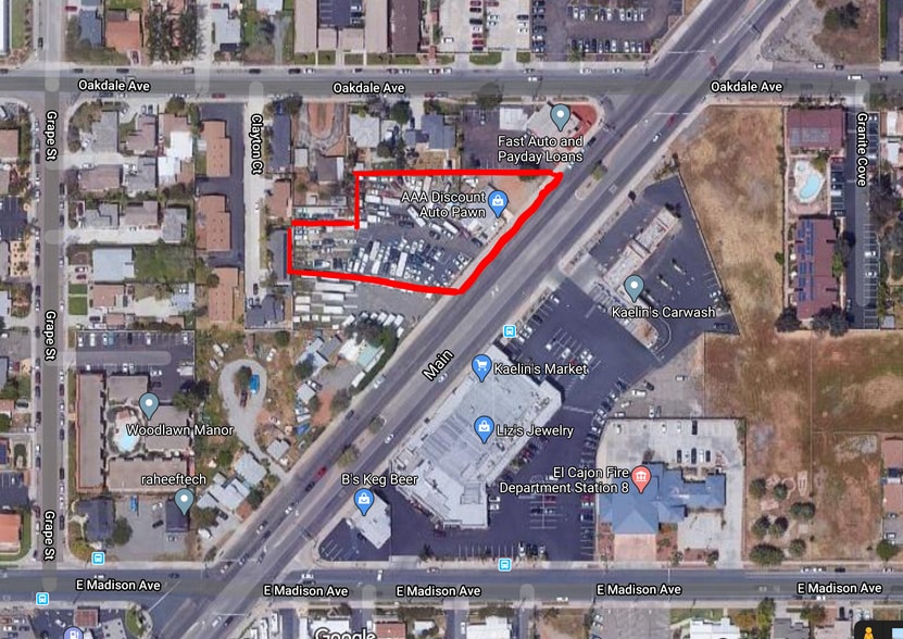 Primary Photo Of 1440 E Main St, El Cajon Land For Sale