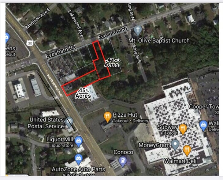 Primary Photo Of 121 S White Horse Pike, Magnolia Land For Sale
