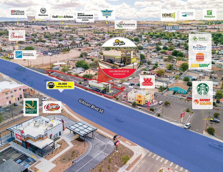 More Photos Of 1500 SE Gibson Blvd, Albuquerque Freestanding For Sale