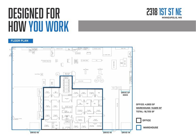 More Photos Of 2318 1st St NE, Minneapolis Warehouse For Sale