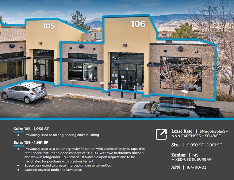 More Photos Of 7530 Longley Ln, Reno Storefront Retail Office For Lease