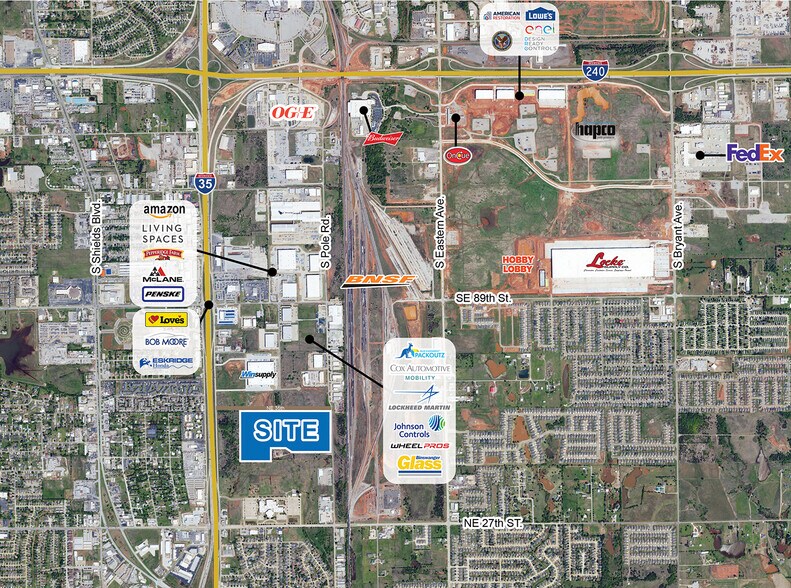 More Photos Of NE 35th St. & S Pole Rd., Moore Industrial For Lease