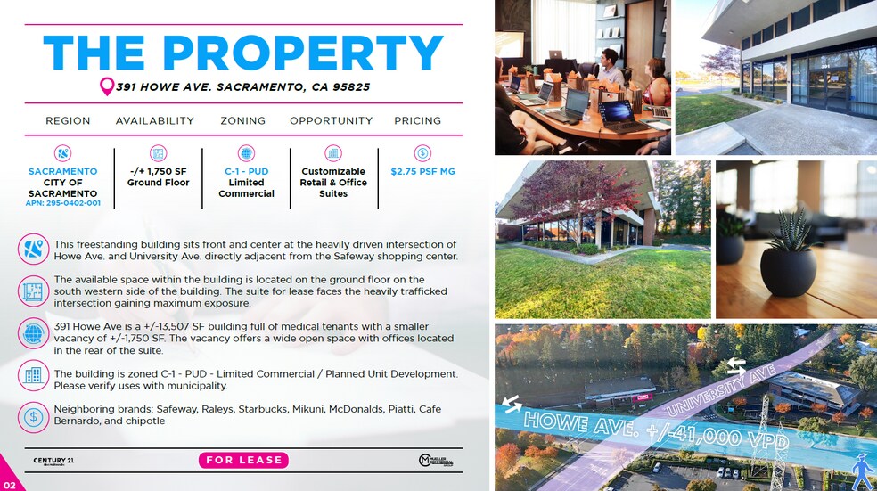 More Photos Of 391 Howe Ave, Sacramento Office For Lease