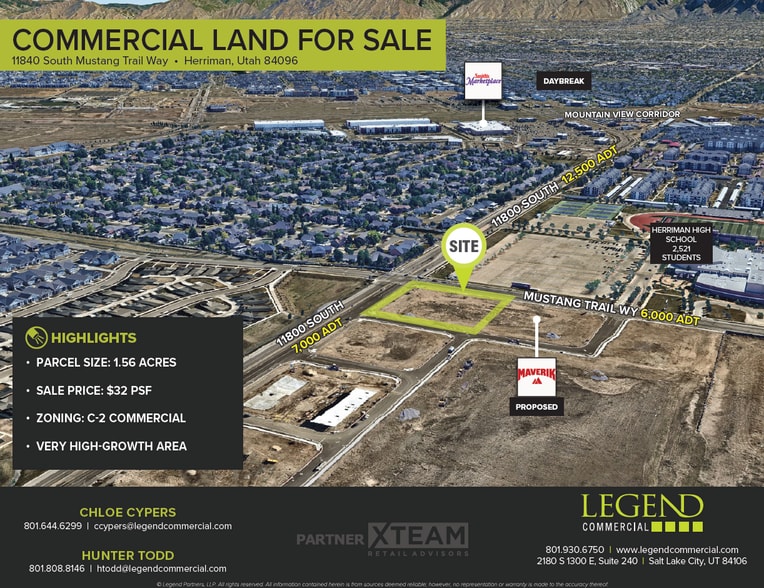 Primary Photo Of 11840 Mustang Trail Way, Herriman Land For Sale