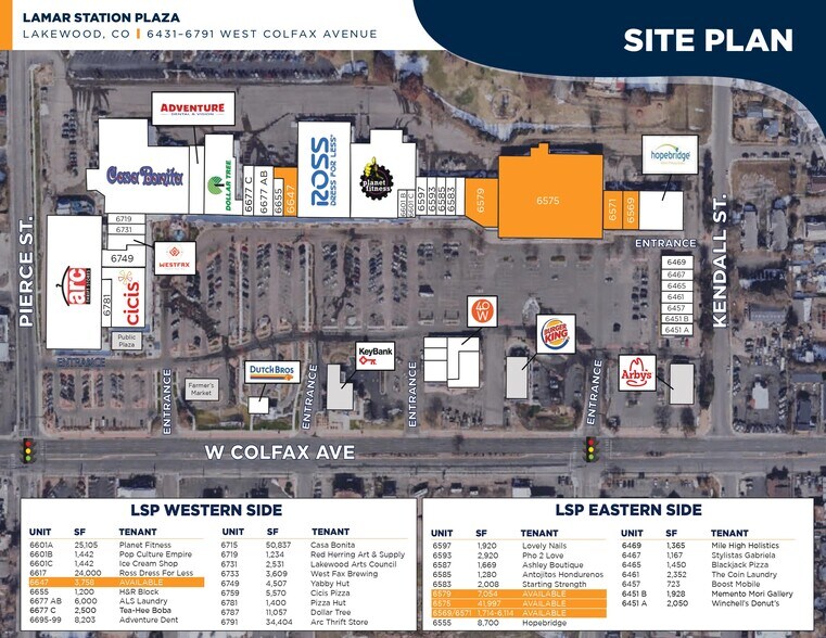 More Photos Of 6431-6791 W Colfax Ave, Lakewood Unknown For Lease