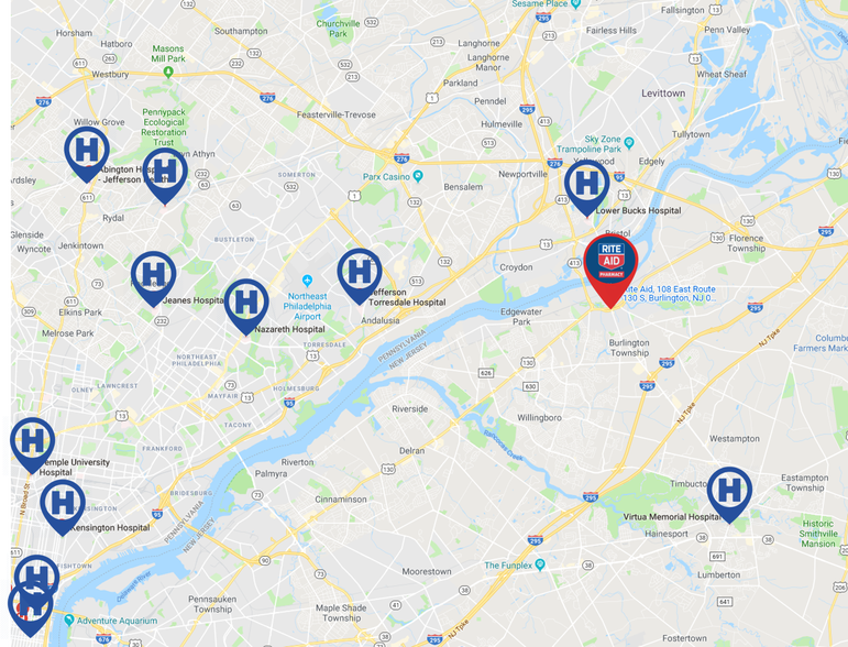 More Photos Of 108 E Route 130 S, Burlington Drugstore For Lease