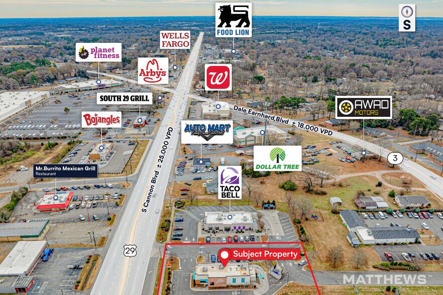 More Photos Of 1110 S Cannon Blvd, Kannapolis Freestanding For Sale