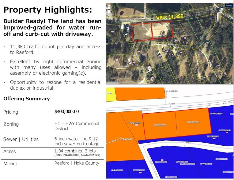 More Photos Of 1404 US-401 Business, Raeford Land For Sale