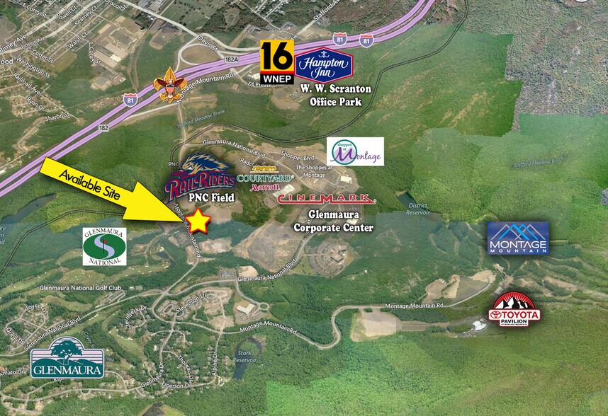 More Photos Of Montage Mountain Rd @ I-81, Moosic Land For Sale