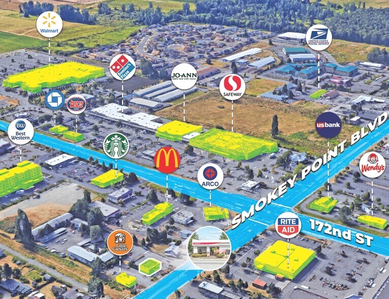 More Photos Of 17317 Smokey Point Blvd, Arlington General Retail For Sale