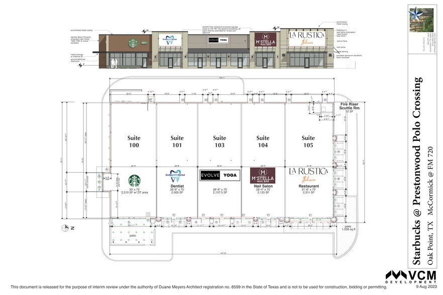 More Photos Of FM 720, Oak Point Storefront For Lease