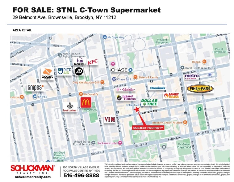More Photos Of 29 Belmont Ave, Brooklyn Supermarket For Sale