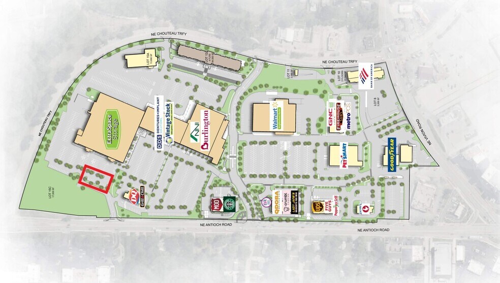 Primary Photo Of NE Antioch Rd, Kansas City Land For Lease