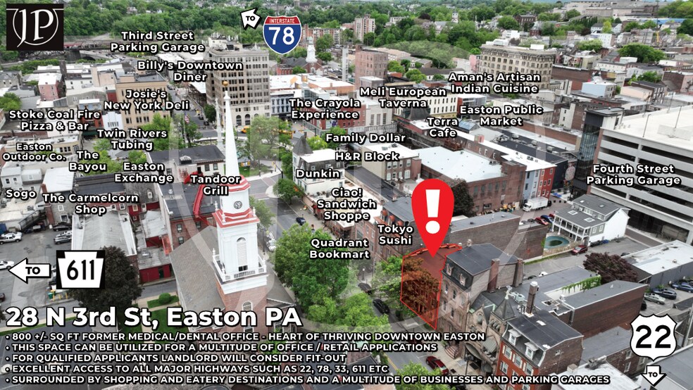 Primary Photo Of 28 N 3rd St, Easton Office Residential For Lease