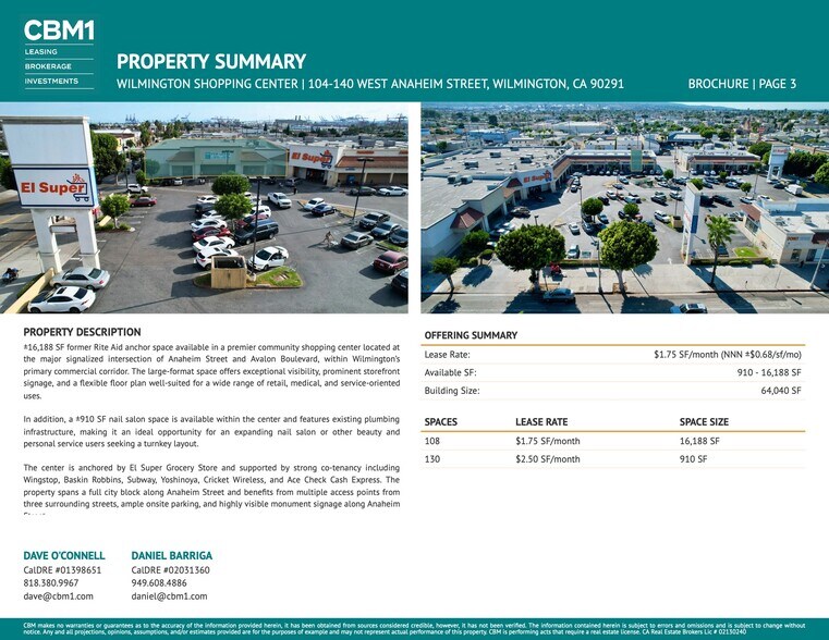 More Photos Of 104-134 W Anaheim St, Wilmington Unknown For Lease