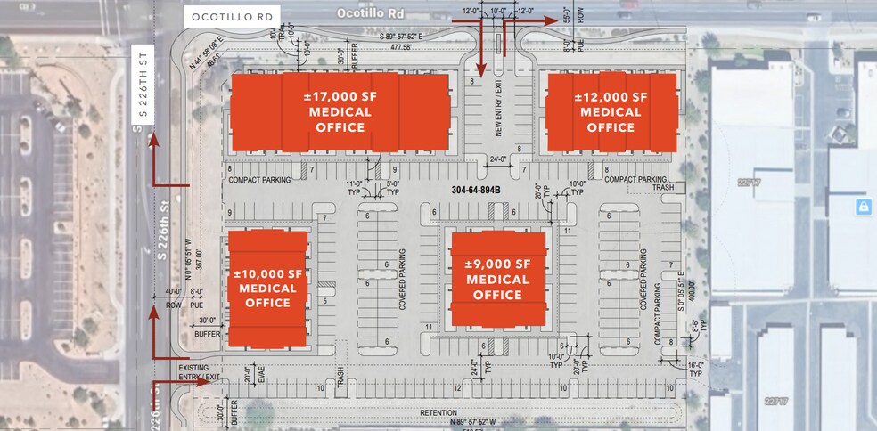 More Photos Of SEC 226th St & Ocotillo Rd, Queen Creek Unknown For Lease