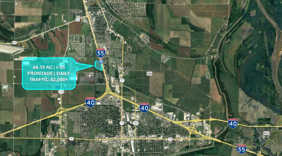 Primary Photo Of I-55 Service Rd W, Marion Land For Sale