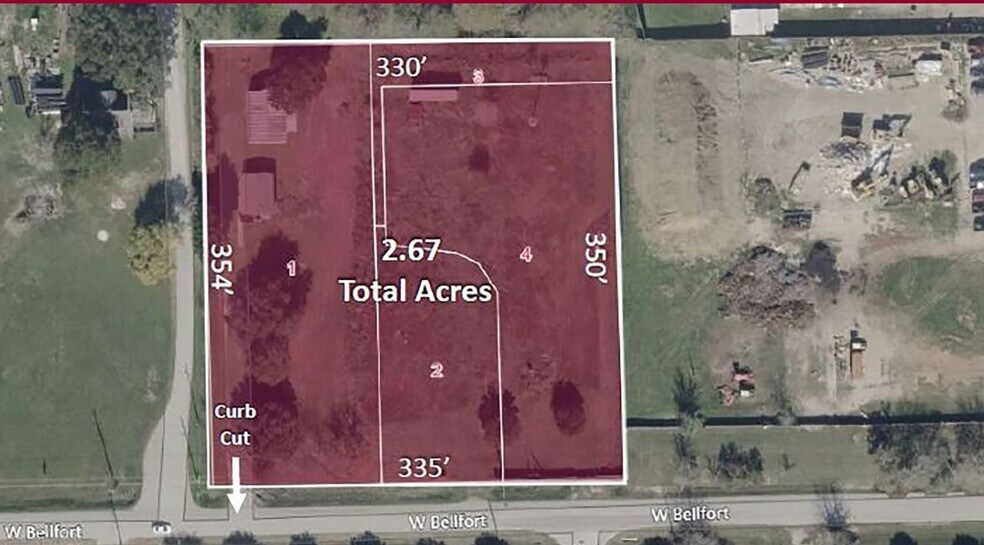 Primary Photo Of 21224 & 21410 W Bellfort, Richmond Land For Sale