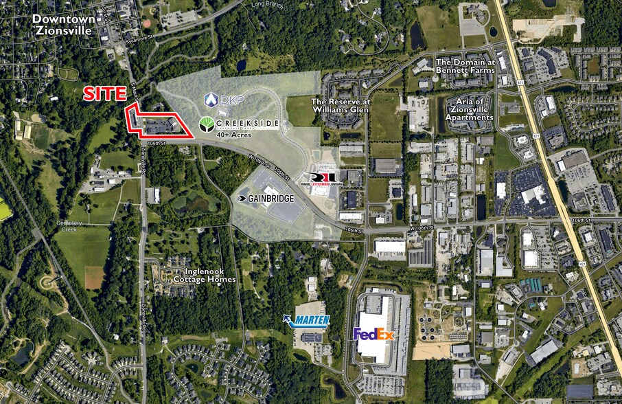 More Photos Of 106th & Main Street - South Village Shops, Zionsville Freestanding For Lease