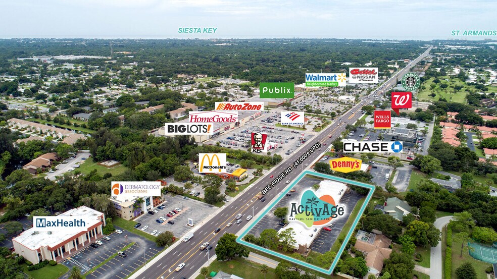 More Photos Of 3801 Bee Ridge Rd, Sarasota Storefront For Sale