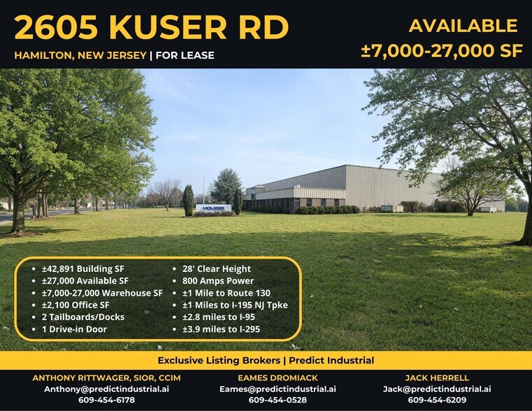 Primary Photo Of 2605 Kuser Rd, Hamilton Service For Lease