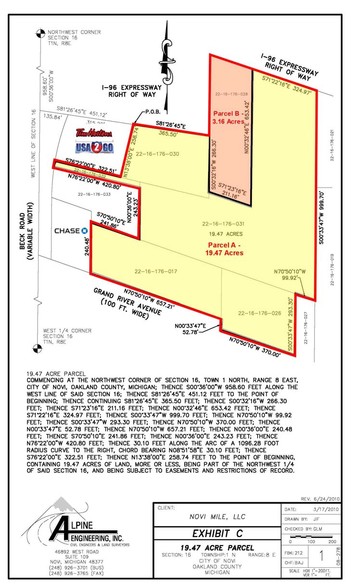 Primary Photo Of Grand River & Beck Rd, Novi Land For Sale