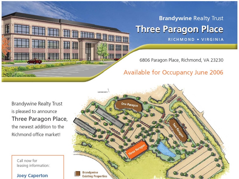 More Photos Of 6806 Paragon Pl, Richmond Office For Lease