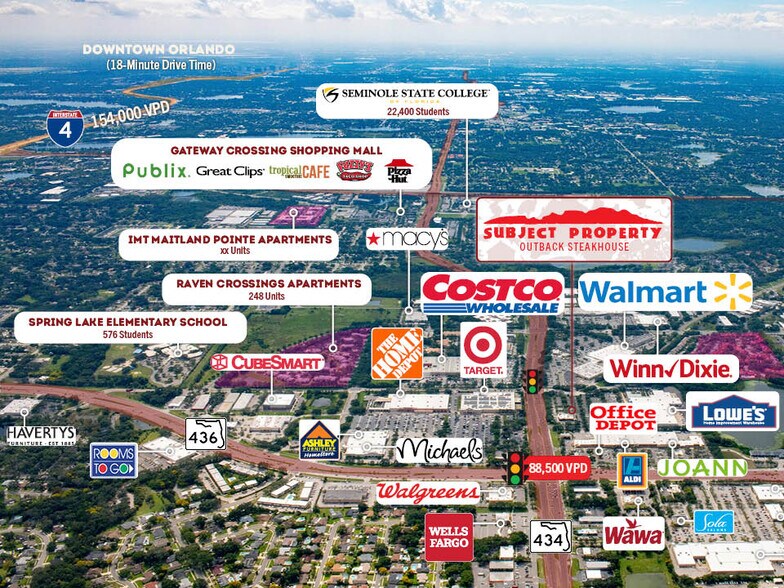 More Photos Of 140 N State Road 434, Altamonte Springs Restaurant For Sale