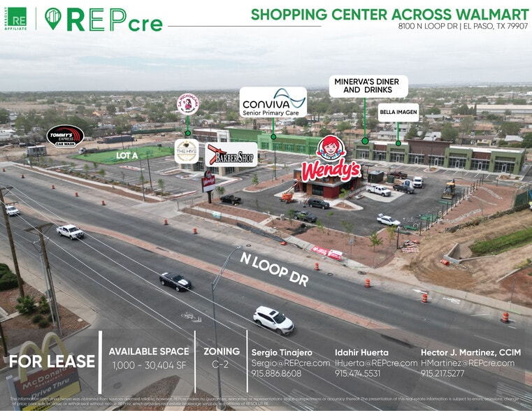 Primary Photo Of 8100 N Loop Dr, El Paso Storefront Retail Office For Lease