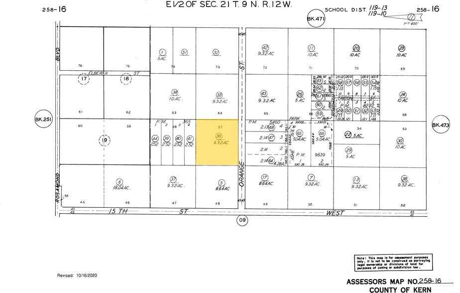More Photos Of 1351 Orange St, Rosamond Land For Sale