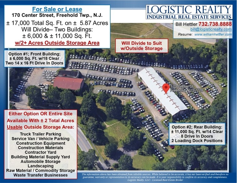 More Photos Of 170 Center St, Freehold Truck Terminal For Sale