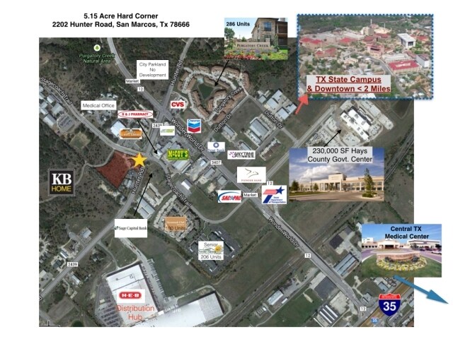 Primary Photo Of 2202 Hunter Rd, San Marcos Land For Sale