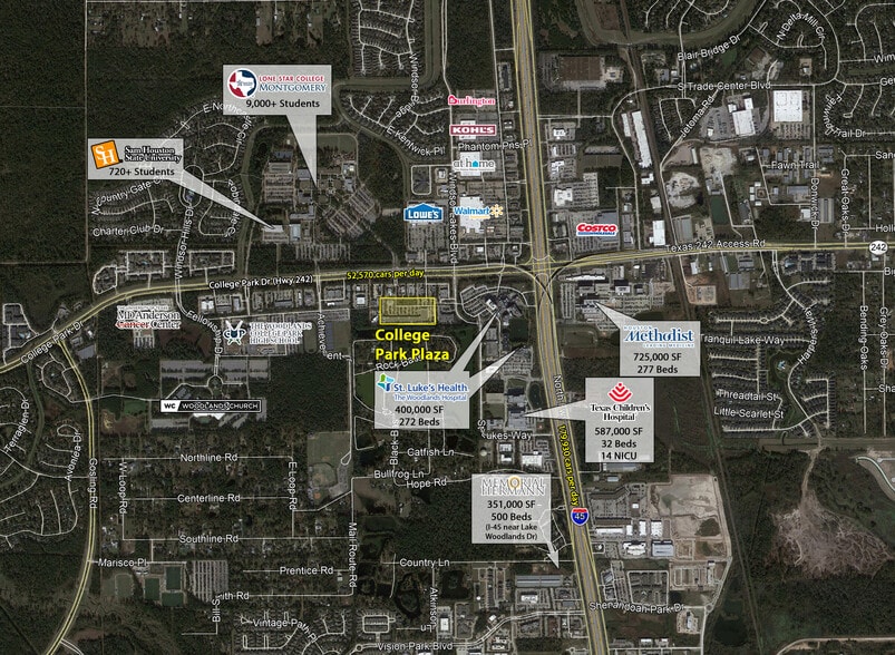 More Photos Of 3091 College Park Dr, The Woodlands General Retail For Lease