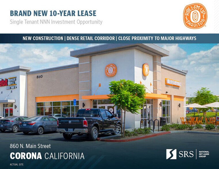 Primary Photo Of 860 N Main St, Corona Freestanding For Sale