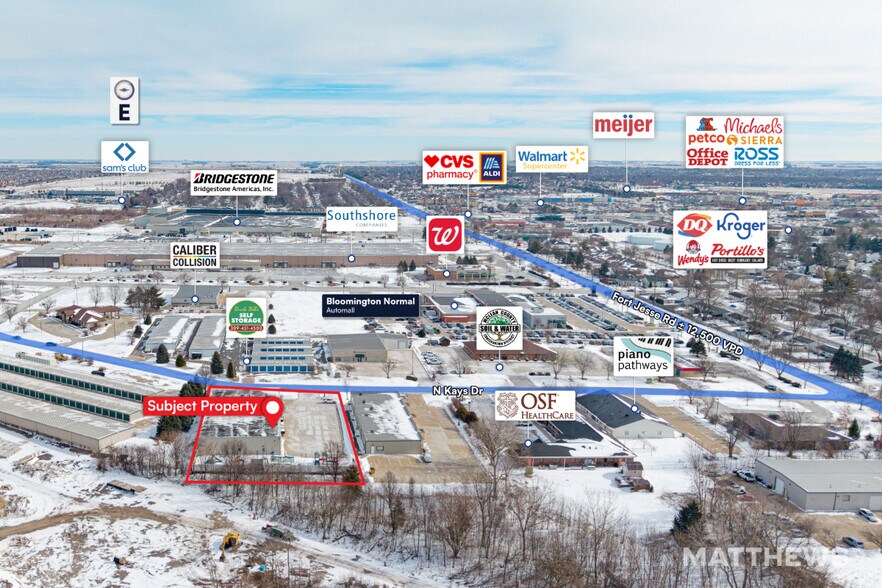 More Photos Of 409 Kays Dr, Normal General Retail For Sale