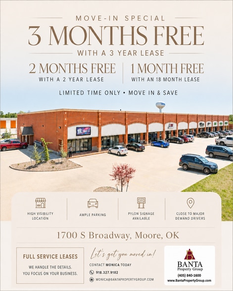 Primary Photo Of 1700-1704 S Broadway St, Moore General Retail For Lease