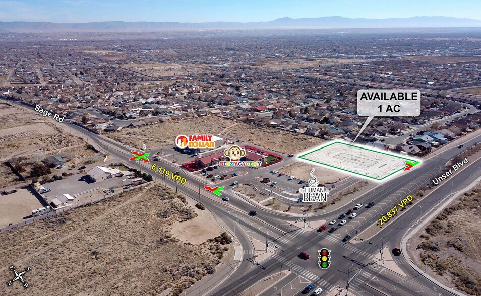 More Photos Of Unser @ Sage Rd, Albuquerque Land For Lease
