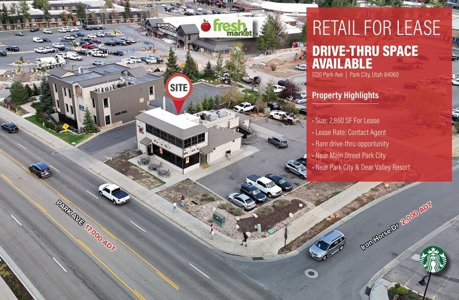 Primary Photo Of 1720 Park Ave, Park City Fast Food For Lease