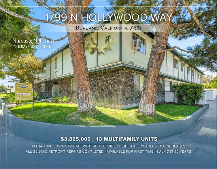 Primary Photo Of 1799 N Hollywood Way, Burbank Apartments For Sale