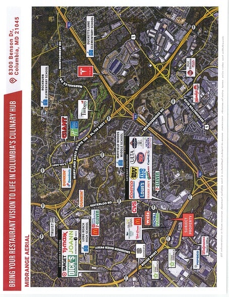 More Photos Of 8300 Benson Dr, Columbia Restaurant For Lease