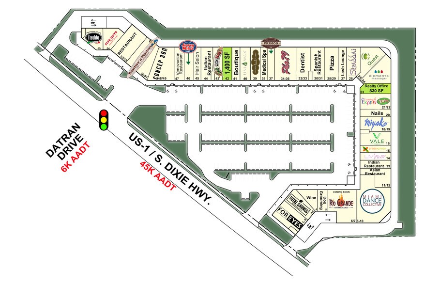 More Photos Of 9455-9569 S Dixie Hwy, Miami Unknown For Lease