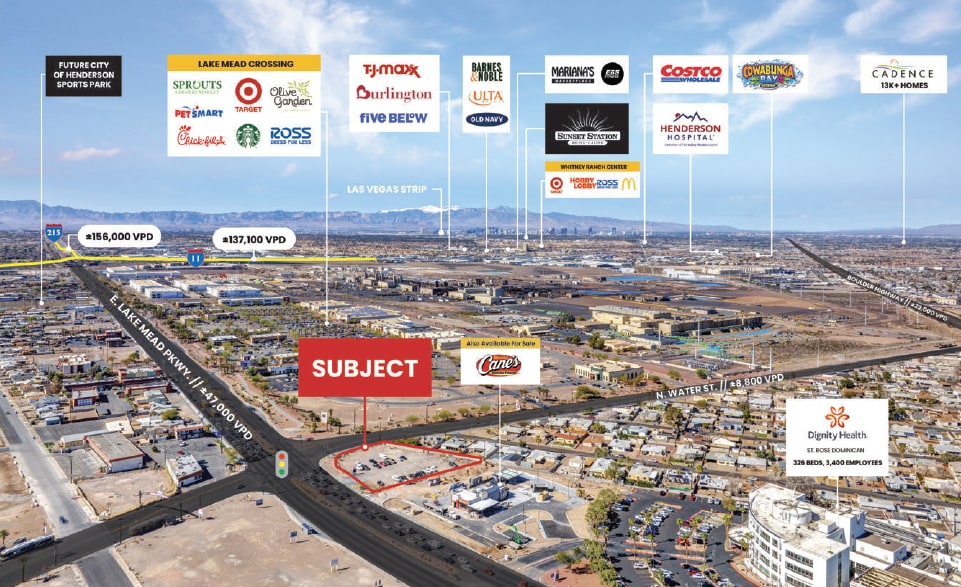 More Photos Of NEC E Lake Mead Pky and N Water St, Henderson Fast Food For Sale