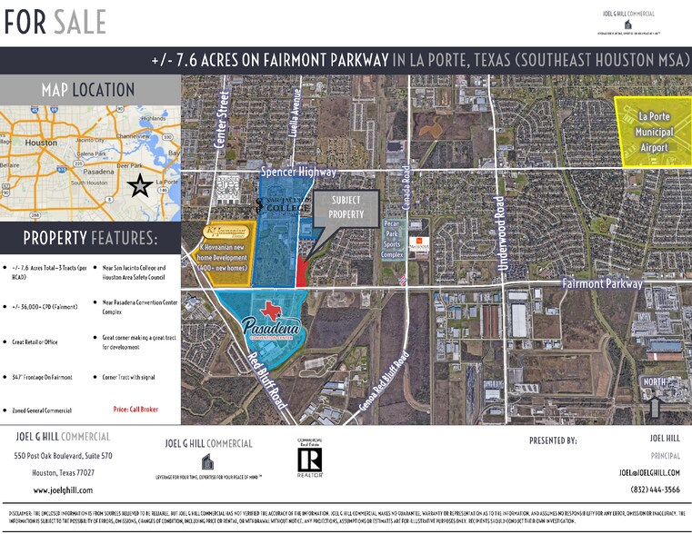 Primary Photo Of Fairmont Pkwy @ Luella Boulevard, La Porte Land For Sale