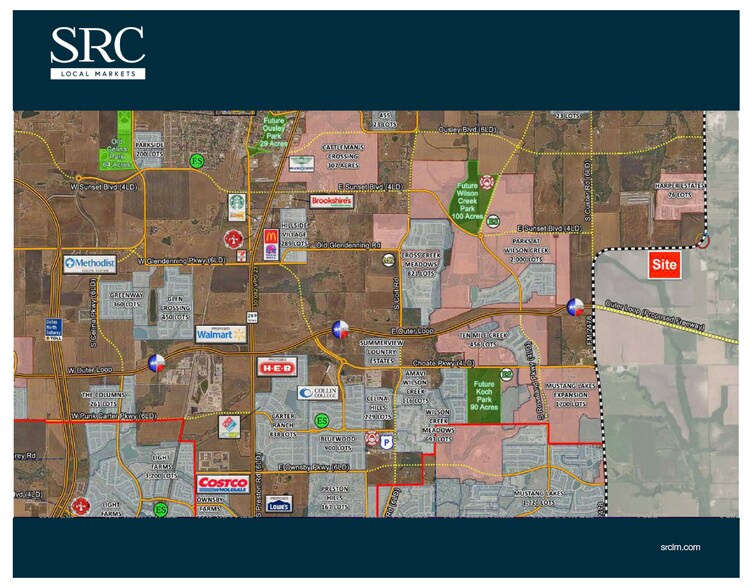 More Photos Of CR 2478 (Future Sunset Blvd.), Celina Land For Sale