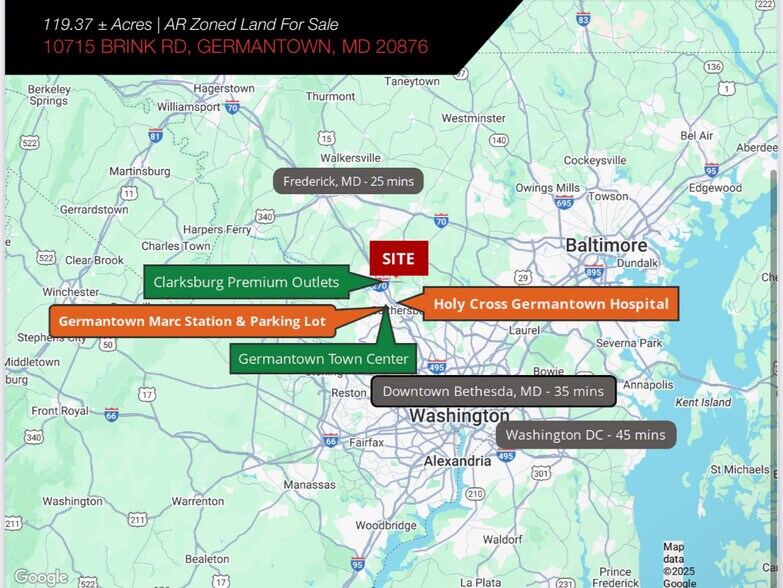 More Photos Of 10715 Brink Rd, Germantown Land For Sale