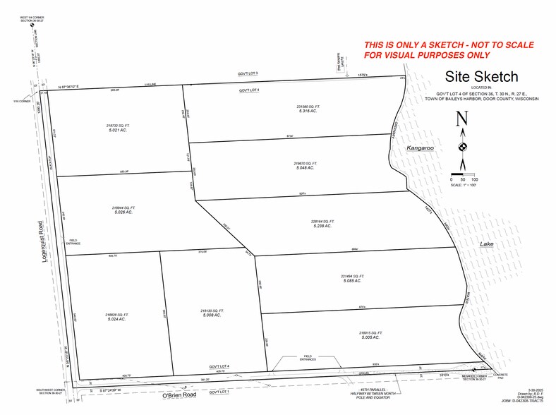 More Photos Of TBD O'Brien Rd, Baileys Harbor Land For Sale