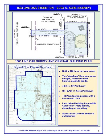 More Photos Of 1563 Live Oak St, Webster Office For Sale