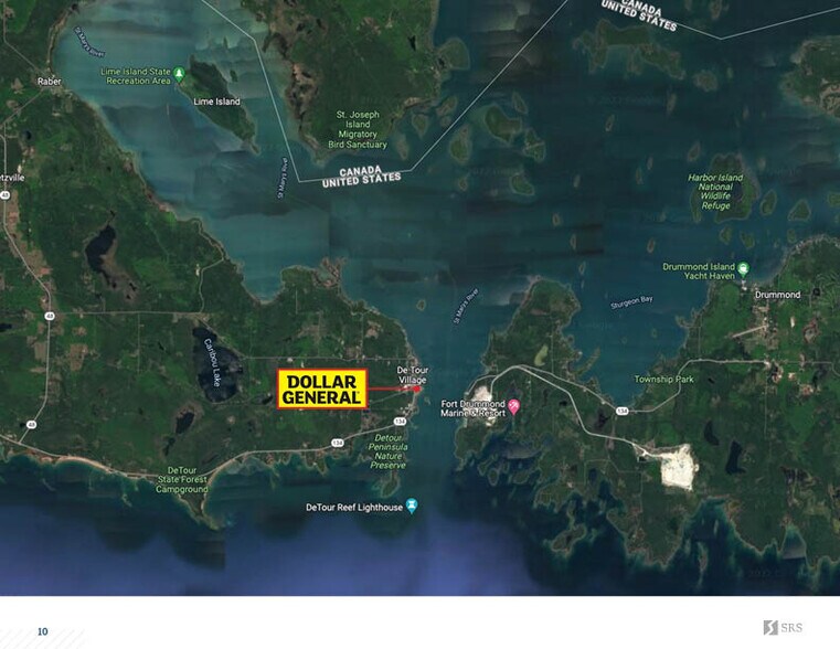 350 St, De Tour Village, MI 49725 Freestanding For Sale